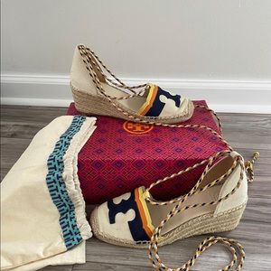 Tory Burch espadrilles.